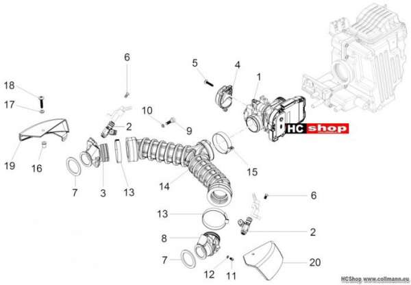Moto Guzzi V7 STone Einspritzanlage