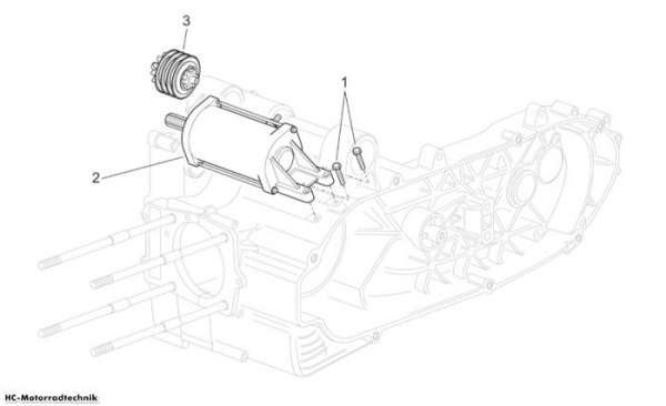 Aprilia Startermotor Atlantic Sprint 400/500