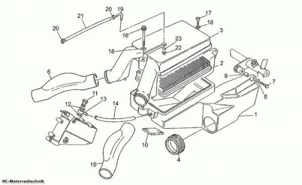 Moto Guzzi Luftfilter Daytona RS 1000