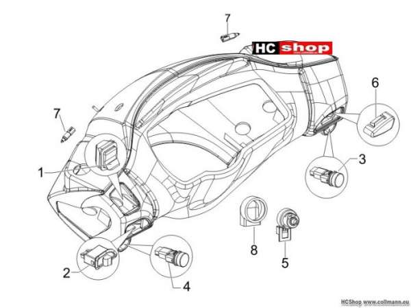Gilera Wechselschalter - Umschalter Runner 200 ST