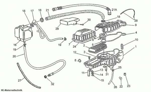 Moto Guzzi Luftfilter Nevada 750