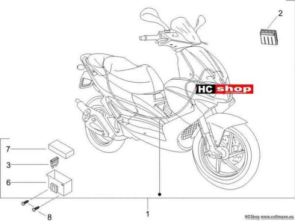 Gilera Hauptkabelbaum Runner 50 Purejet