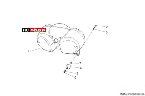 Moto Guzzi V7 Racer Instrumententafel