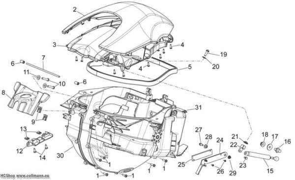 Aprilia Mittlerer Aufbau I NA Mana 850