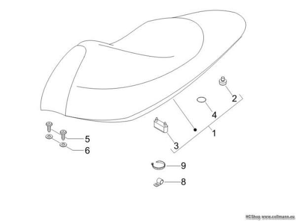 Gilera Sitzbank/Sitzbänke Runner 50 SP