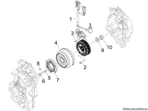 Piaggio Lichtmaschine MP3 125 ie