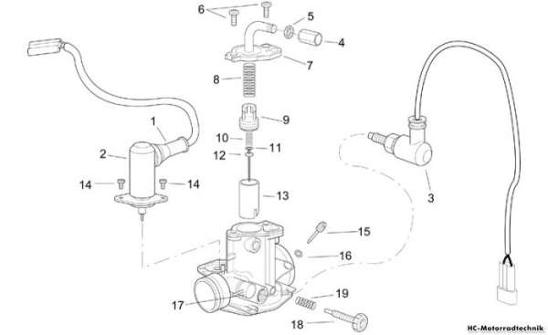 Aprilia Vergaser Mikuni II SR 125/150