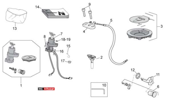 Aprilia Tuono V4 Factory 1100 Superpole Rahmen Bausatz Schlösser