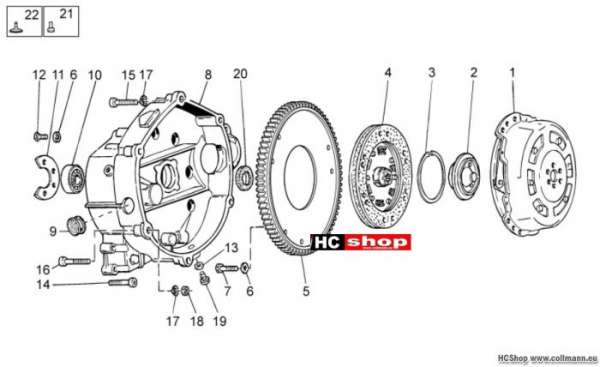 Moto Guzzi V7 Special Kupplung I