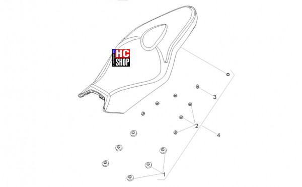 Aprilia Tuono 125 E5+ - Aufbau - Sitz