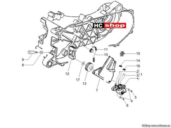 Gilera Ölpumpe STalker 50