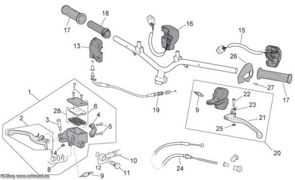 Aprilia Schaltungen Scarabeo 4T 4V E2 50