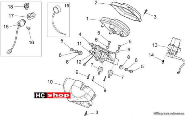 Moto Guzzi Griso 8V Instrumententafel