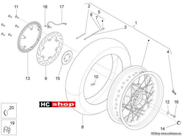 Moto Guzzi Stelvio 1200 Hinterrad