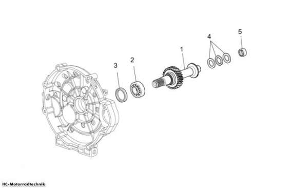Moto Guzzi Kupplungwelle Griso V 8V 1200