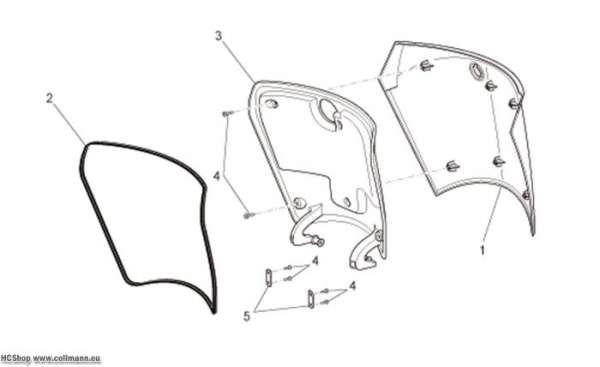 Aprilia Mittlerer Aufbau I Scarabeo IE Light 125/200