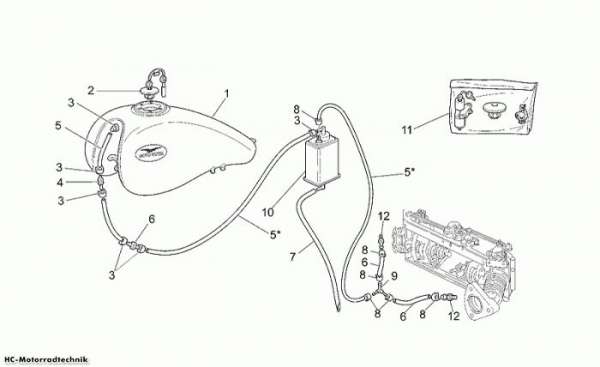 Moto Guzzi Kohlefilter California Stone 1100
