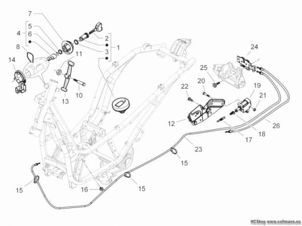 Piaggio Schlösser Beverly 125 RST