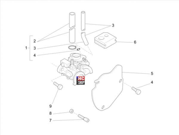 Piaggio Ape 50 2T E4 Motor Ölpumpe komplett