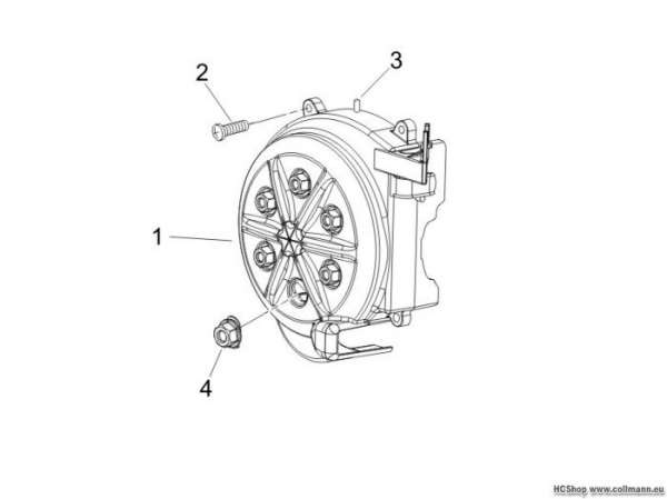 Gilera Schwungraddeckel - Ölfilter Runner 50 SP