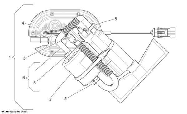 Moto Guzzi Kraftstoffpumpe California EV PI Cat. 1100