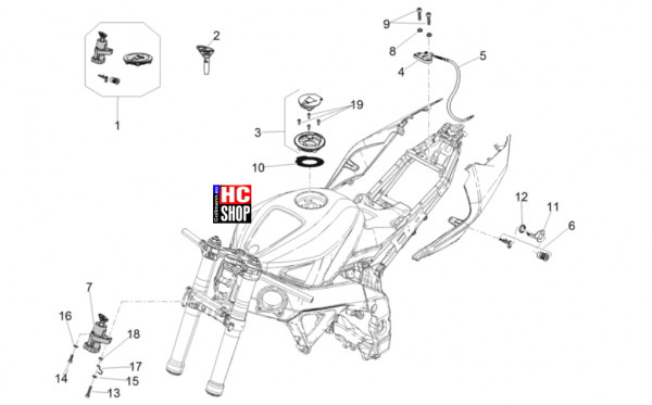 Aprilia RSV4 1100 Factory SE-09 SBK - Aufbau - Schlösser