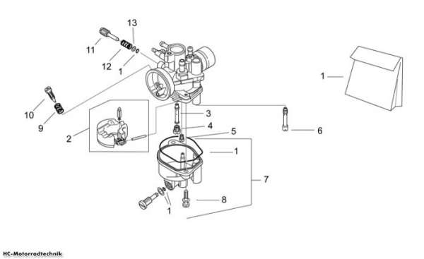 Aprilia Vergaser II Sonic H2O 50
