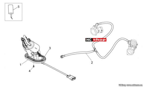 Moto Guzzi Kraftstoffpumpe Nevada Classic 750