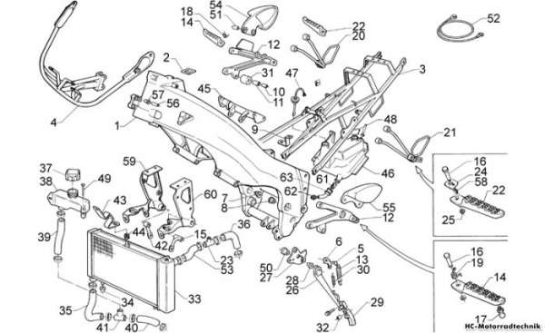 Aprilia Rahmen RS 125 (eng.123)