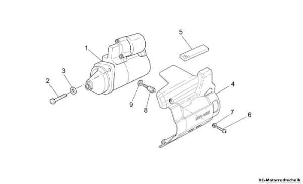 Moto Guzzi Startermotor 1200 Sport 8V