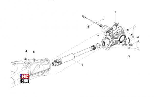 Moto Guzzi Stelvio E5+ - Motor - Hinterachsantrieb