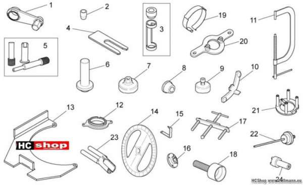 Moto Guzzi Stelvio 1200 Specific tools I