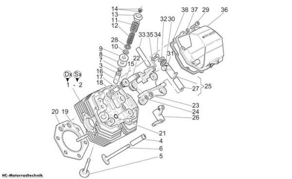 Moto Guzzi Kopfen California Sto./Tour PI Cat 1100