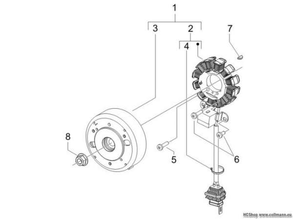 Gilera Lichtmaschine Runner 50 SP