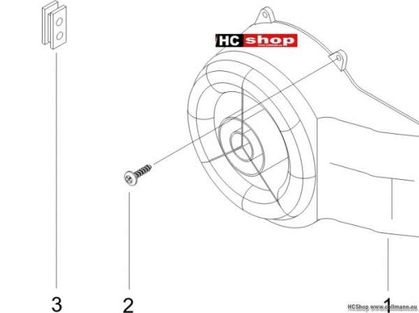 Gilera Schwungraddeckel - Ölfilter Stalker 50