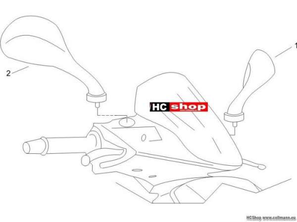 Piaggio Rückspiegel/n nrg power dd