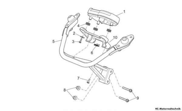 Aprilia Instrumententafel RS 125