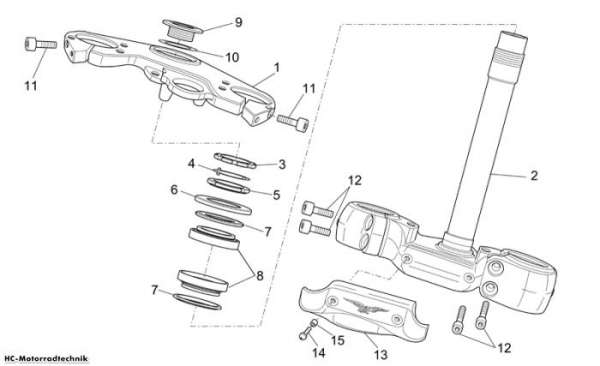 Moto Guzzi Lenkung Sport 1200 1200