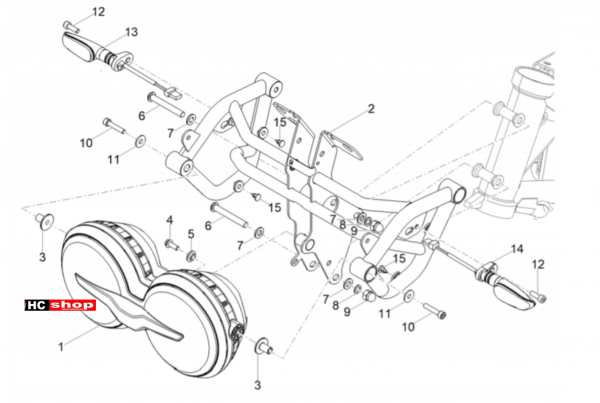 Moto Guzzi V85 TT Travel Pack E5 Vordere Lichter