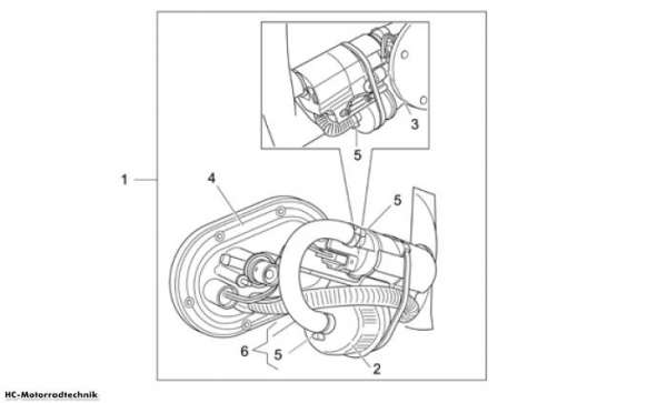 Moto Guzzi Kraftstoffpumpe Nevada Classic IE 750
