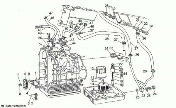 Moto Guzzi Ölpumpe Daytona Racing 1000