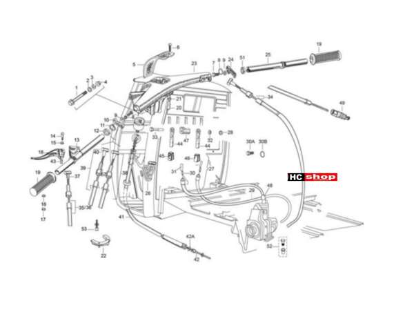 Piaggio APE Classic 400 E4 Lenker