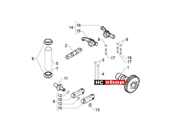 Piaggio APE Classic 400 - Motor Schwinghebelhalterung