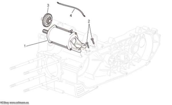 Aprilia Startermotor Atlantic 300