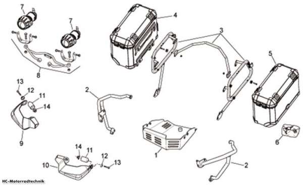 Moto Guzzi Special parts Stelvio 1200 NTX ABS