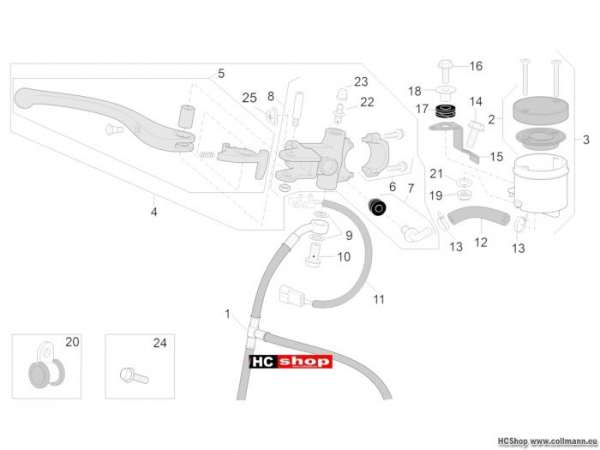 Aprilia Vorderradbremspumpe RSV4 Factory ABS