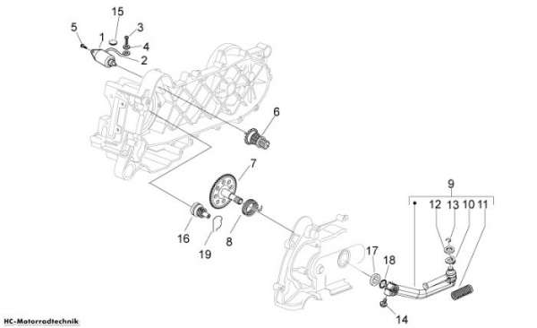 Aprilia Startermotor Sport City ONE 4T E2 50