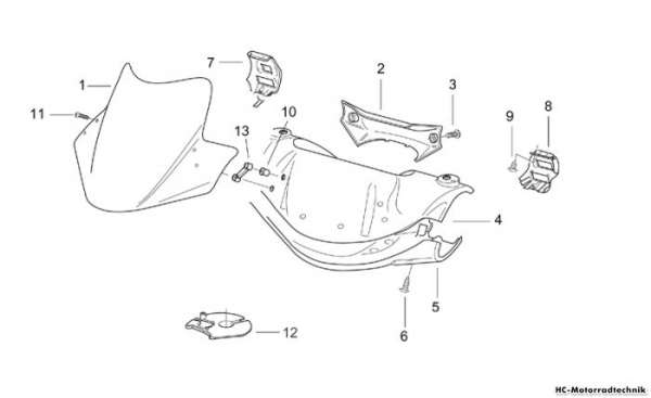 Aprilia Frontaufbau I SR Di-Tech+Carburatore 50