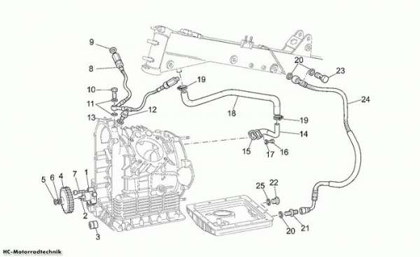 Moto Guzzi Ölpumpe V 11 Le Mans/Sport Naked 1100