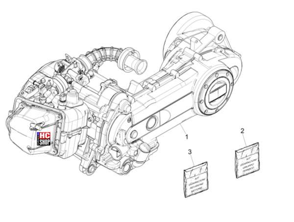 VESPA Sprint 50 E5 Motor